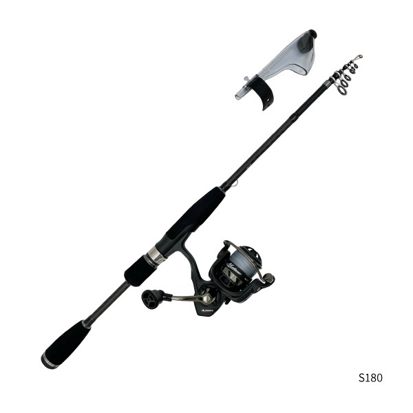 CROWNPEACKS  PACK  SET【振出仕様のコンパクトロッド＆リールセット】(S180)